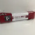 Produktbild: S133 - Yogagurt mit Schiebeschnalle ASANA BELT 2,5m, Metall Rot