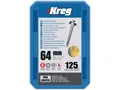 Produktbild: Kreg Pocket-Hole Schrauben 64 mm, Verzinkt, Maxi-Loc, Grobgewinde - 125Stk.