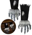 Produktbild: W WIDMANN MILANO Party Fashion 03237 - Monsterhände mit Fell und Ärmeln, Partydeko, Halloweendeko, Karneval, Mottoparty