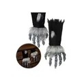 Produktbild: HALLOWEEN KARNEVAL ZUBEHÖR DEKO MONSTERHÄNDE MIT FELL NEU OVP