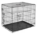 Produktbild: Kerbl Tiertransportbox Kerbl Gittertransportbox klappbar schwarz 92x63x74cm 2 Türen 81366