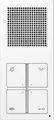 Produktbild: Jung Audio-Innenstation SI 4 A WW Sprechanlagen SI4AWW Audio-Innenstation