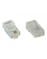 Produktbild: InLine Netzwerkanschluss RJ-45 M durchsichtig Packung mit 100 100er (73098L)