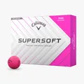 Produktbild: Callaway Supersoft 2025 12 Golfbälle Matt Pink