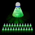 Produktbild: Federball leuchtend 8er Set LED Badmintonb lle HxD 8 5 x 6 cm Leucht Federbal...