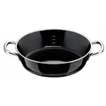 Produktbild: Silit Professional Servier-Schmorpfanne 24 cm, Bräter Induktion, Servierpfanne 24 cm, Schmortopf 2,7l, Silargan Funktionskeramik, hoher Rand, Induktion, schwarz