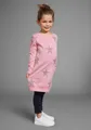 Produktbild: KIDSWORLD Sweatkleid Sterne-Allover Kleid für kleine Mädchen Sweatkleid mit Glitzerdruck