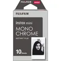 Produktbild: Fujifilm Sofortbildfilm Instax Mini Monochrome, 8,6 x 5,4cm, weiß, 10 Blatt