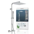 Produktbild: Schütte Sumba Duschsystem Chrom mit Thermostat und Regendusche