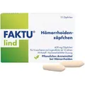 Produktbild: Faktu lind Hämorrhoidenzäpfchen 10 St