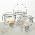 Produktbild: Boltez  Windlicht Teelichthalter Country 3er-Set klar 7cm- 6067100