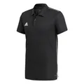 Produktbild: adidas Core 18 Herren Polo Shirt Polyester schwarz/weiß [CE9037]