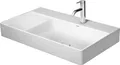 Produktbild: Duravit DuraSquare Waschtisch, 80x47cm, ohne Hahnloch, ohne Überlauf, Becken