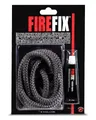 Produktbild: FIREFIX 2044 Keramikkordel ø 10mm, grau I 2m Ofendichtschnur für Kaminofen I Rundkordel I Ofendichtung mit bis zu 1100 °C hitzebeständigem Kleber 17ml