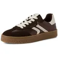 Produktbild: Tamaris Plateausneaker Freizeitschuh, Halbschuh, Schnürschuh im Retro-Look braun 41 EU