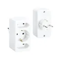 Produktbild: Bachmann 921.274 Multistecker 2xEuro und 1xCEE 7/3 weiß, PVC
