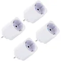 Produktbild: Shelly Plug M Gen3 White Smarter Zwischenstecker BT WLAN 4er Set weiß