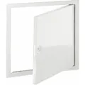Produktbild: Revisionstür Softline Vierkantverschluss Stahl Weiß Ral9016 600x600 Mm - Upmann