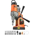 Produktbild: VEVOR Magnetbohrmaschine 1450 W Motor, 2 Zoll Bohrdurchmesser, 2878 lbf tragbare elektrische Magnetbohrmaschine, mit 6 Kernbohrern, Bohrmaschine für Metalloberflächen, Heimwerkerbereich