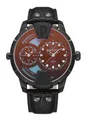Produktbild: POLICE Huntley  PEWJA0022001  Herren Uhr Black , Dual Time Leder schwarz