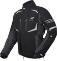 Produktbild: Rukka Ventu-R wasserdichte Motorrad Textiljacke, schwarz/dunkelgrau, 48