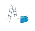 Produktbild: BESTWAY Poolleiter Poolleiter Pool Leiter Pooltreppe Bestway 2 Stufen Schwimmbadleiter Gartenpool
