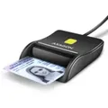Produktbild: AXAGON CRE-SM3N USB Smart Card Flat - Card-Reader