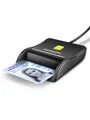 Produktbild: AXAGON USB-A Smart Card / ID Card FlatReader
