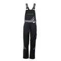 Produktbild: Planam  Highline Damen Latzhose schwarz/schiefer/zink Gr. 36, 2719036