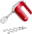 Produktbild: BOSCH Handmixer Styline MFQ40303, Edelst. Rührbesen/Knethaken, 5 Stufen, rot, 500 W, Turbostufe, leichtes Gehäuse, Made in Europe