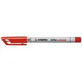 Produktbild: 10 STABILO OHPen universal Folienstifte rot 1,0 mm non-permanent
