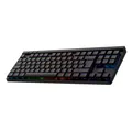 Produktbild: Logitech G515 Lightspeed TKL Schwarz - Taktile-Switches, 2.4Ghz, Bluetooth, Unterstützt LogitechG Hub