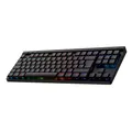 Produktbild: Logitech G G515 LIGHTSPEED TKL kabellose flache Gaming-Tastatur (Schwarz)