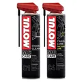 Produktbild: Reinigungs-Set + Schmierung Kette Motorrad Straße MOTUL Mc Care C1+C4 2x400 ML