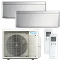 Produktbild: DAIKIN Multisplit Klimaanlage | Stylish | silber | 2,0 kW + 2,0 kW