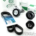 Produktbild: DAYCO Keilrippenriemen + INA Riemenspanner + Rollen für Mercedes C E-Klasse