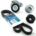 Produktbild: DAYCO Keilrippenriemen + Riemenspanner + Rollen für Mercedes C E G S-Klasse