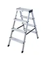 Produktbild: Krause 120335 Stufen-Doppelleiter Alu, 2x4 Stufen