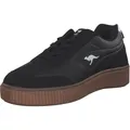 Produktbild: KangaROOS Damen K-Plat Megan Sneaker, Jet Black/White, 37 EU
