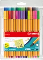 Produktbild: Fineliner - STABILO point 88 - 30er Pack - mit 30 verschiedenen Farben inklusive 5 Neonfarben