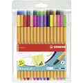 Produktbild: Fineliner - STABILO point 88 - 30er Pack - mit 30 verschiedenen Farben inkl. 5 N