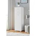 Produktbild: Kombikommode PRIESS, weiß, B:41cm H:135cm T:38cm, Holzwerkstoff, Sideboards, Kombikommode