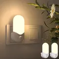 Produktbild: STANBOW 2 Stück Nachtlicht Steckdose mit Dämmerungssensor, Nachtlicht mit Bewegungsmelder, LED Nachtlampe Kinder für Kinderzimmer, Treppen, Gang, Schlafzimmer, Küche, Badezimmer, WarmWeiß