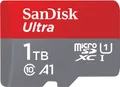 Produktbild: SanDisk Ultra - Flash-Speicherkarte (microSDXC-an-SD-Adapter inbegriffen) - 1TB - A1 / UHS Class 1 / Class10 - microSDXC UHS-I (SDSQUAC-1T00-GN6MA)