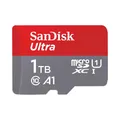 Produktbild: SanDisk Ultra microSDXC 1TB Speicherkarte + SD Adapter 150MB/s A1 Class 10 UHS-I