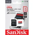 Produktbild: Micro SD Karte 64 128 256 512 GB 1 TB Speicherkarte A1 150 Mbps SanDisk Ultra