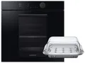 Produktbild: Samsung NV75T8979RK/EG Infinite Dual Cook Steam Pyrolyse Dampfbackofen Schwarz
