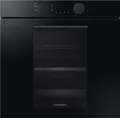 Produktbild: Samsung Infinite Dual Cook Steam Einbaubackofen 60cm, Pyrolyse, Onyxschwarz glänzend NV75T8979RK/EG 75L