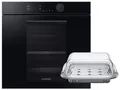 Produktbild: Samsung NV75T8979RK/EG Infinite Dual Cook Steam Pyrolyse Dampfbackofen Schwarz