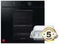 Produktbild: Samsung NV75T8979RK/EG Pyrolyse Dampfbackofen Dual Cook Steam Garthermometer